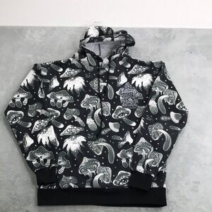 Assholes Live Forever Black & White Lets Take A Trip Hoodie M